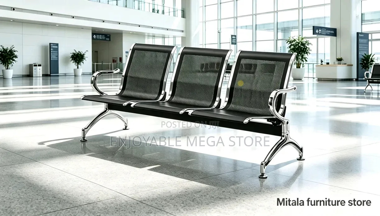 Office Metal Waiting Chairs Office Metal Waiting Chairs 3 Seaters
