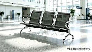 Office Metal Waiting Chairs Office Metal Waiting Chairs 3 Seaters