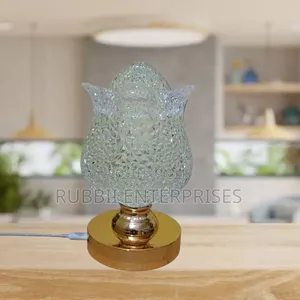 Rechargeable Crystal Tulip LED Table Lamp