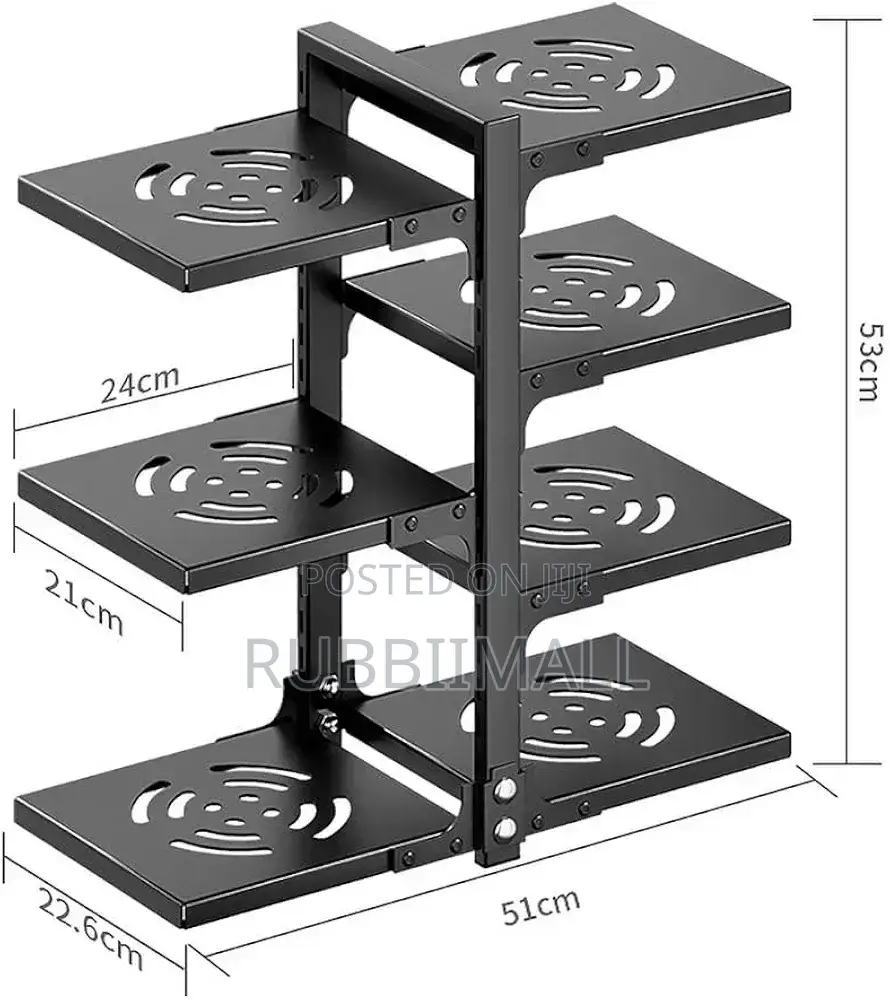 Heavy Duty Pot Pot Organizer Rack 7 Tier
