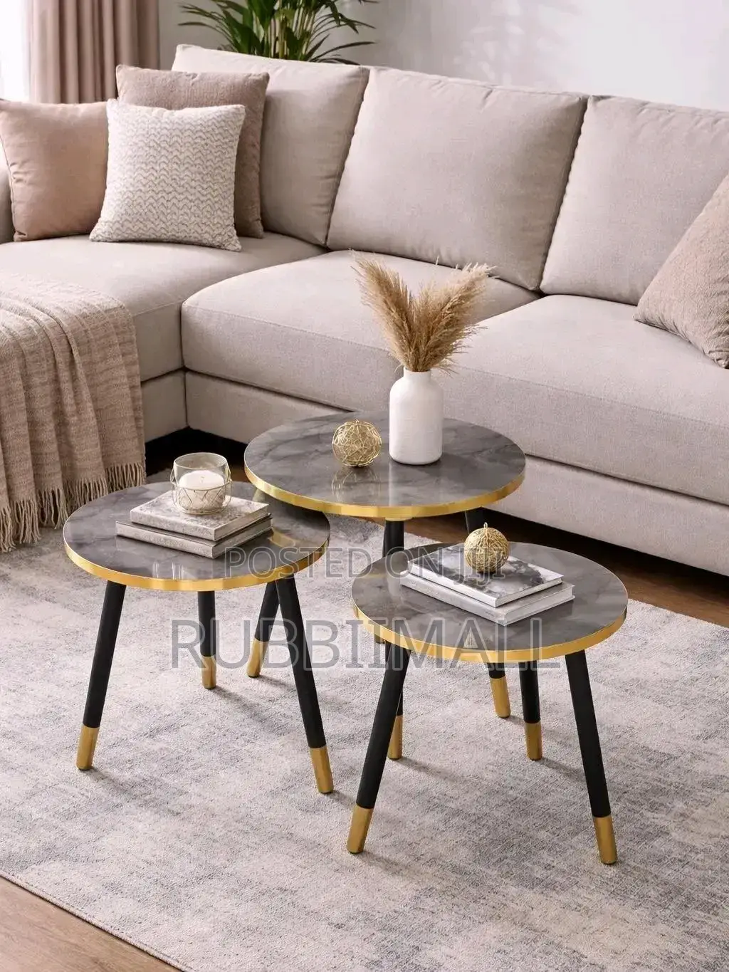 Nesting Center Tables Set 3 in 1