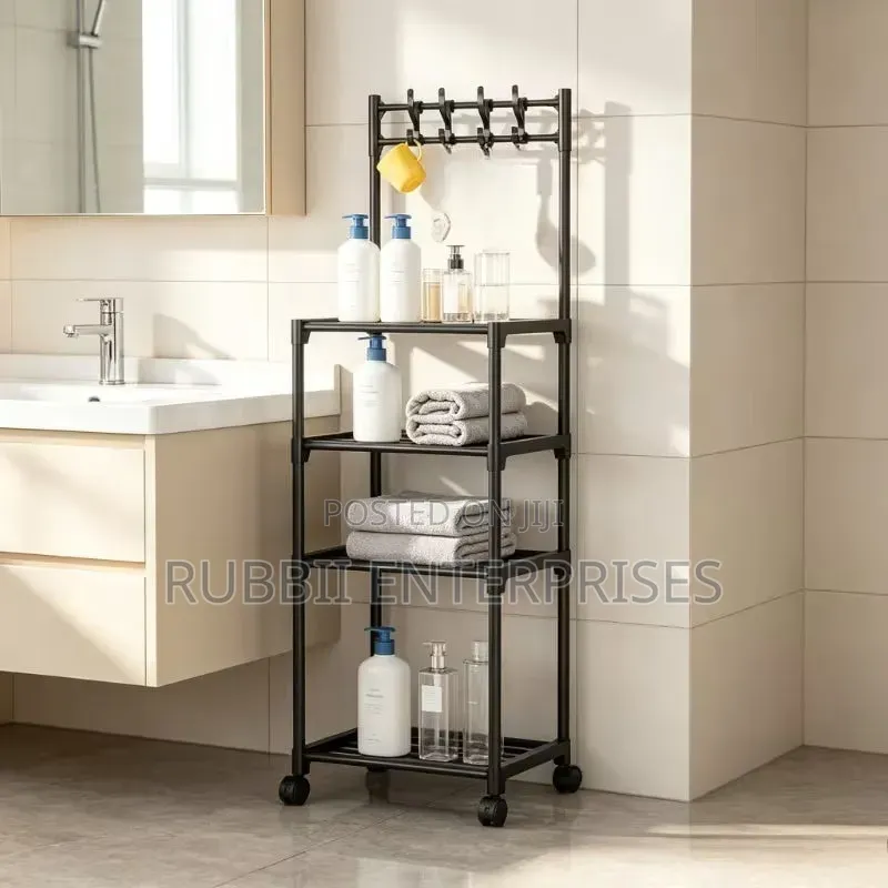 Multi-Tier Rolling Storage Rack ~ 4 Tier