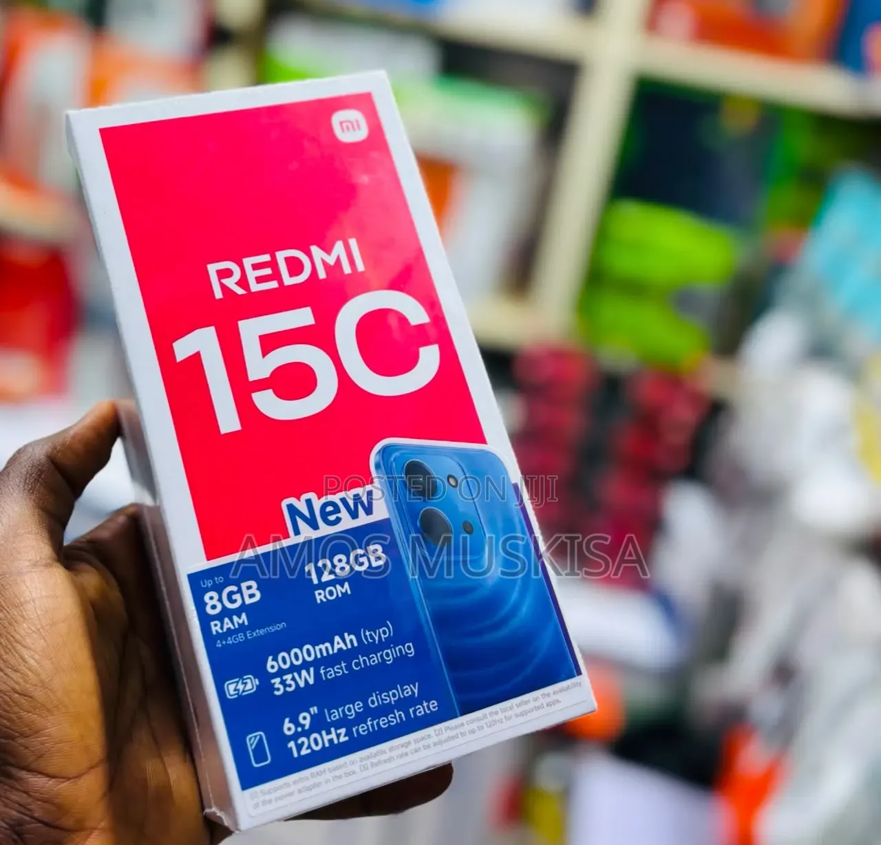 New Xiaomi Redmi 15C 4G 256 GB Black