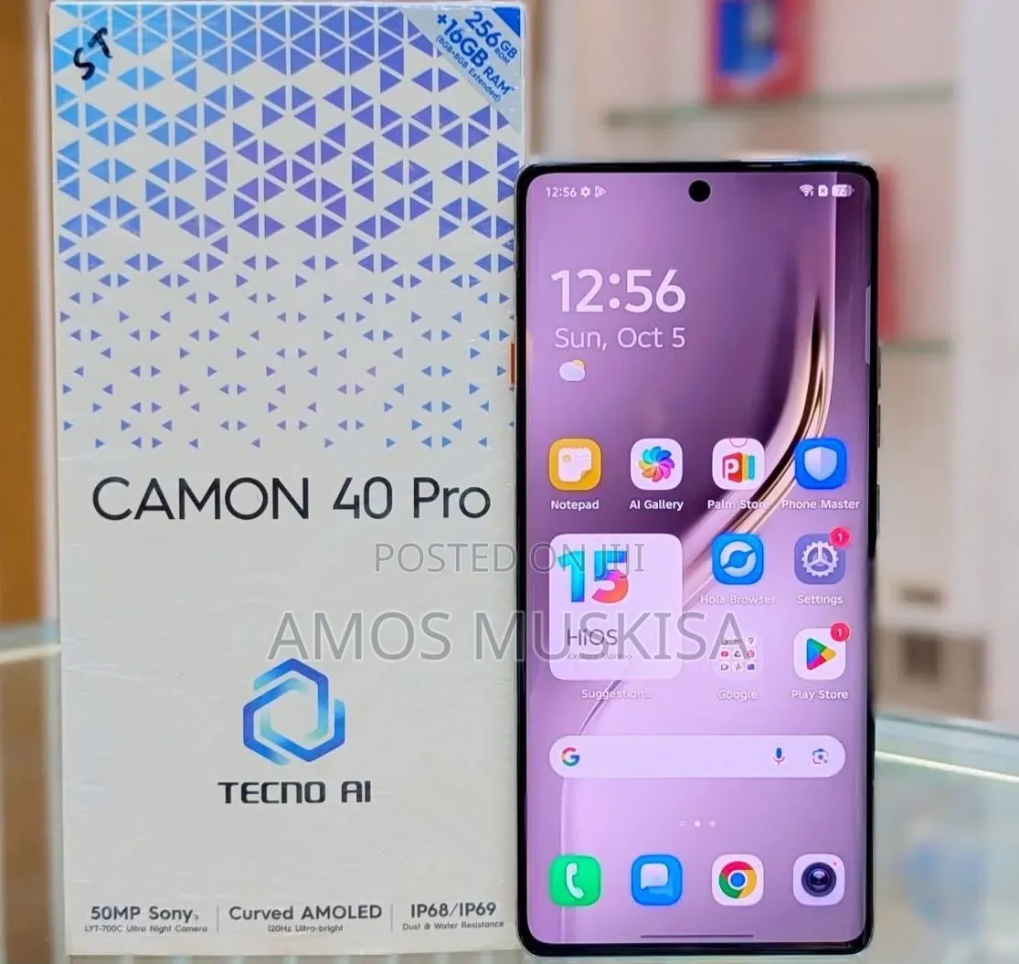 New Tecno Camon 40 Pro 4G 256 GB Gray
