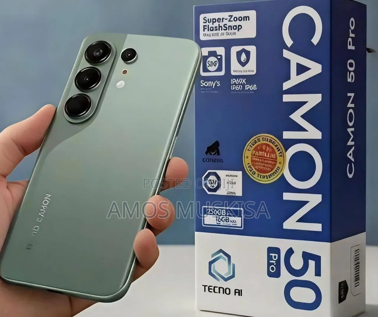 New Tecno Camon 50 Pro 256 GB Green