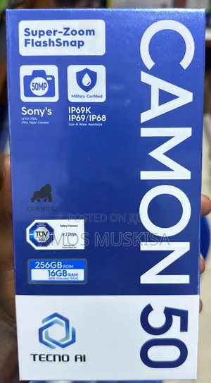 New Tecno Camon 50 Ultra 512 GB Black