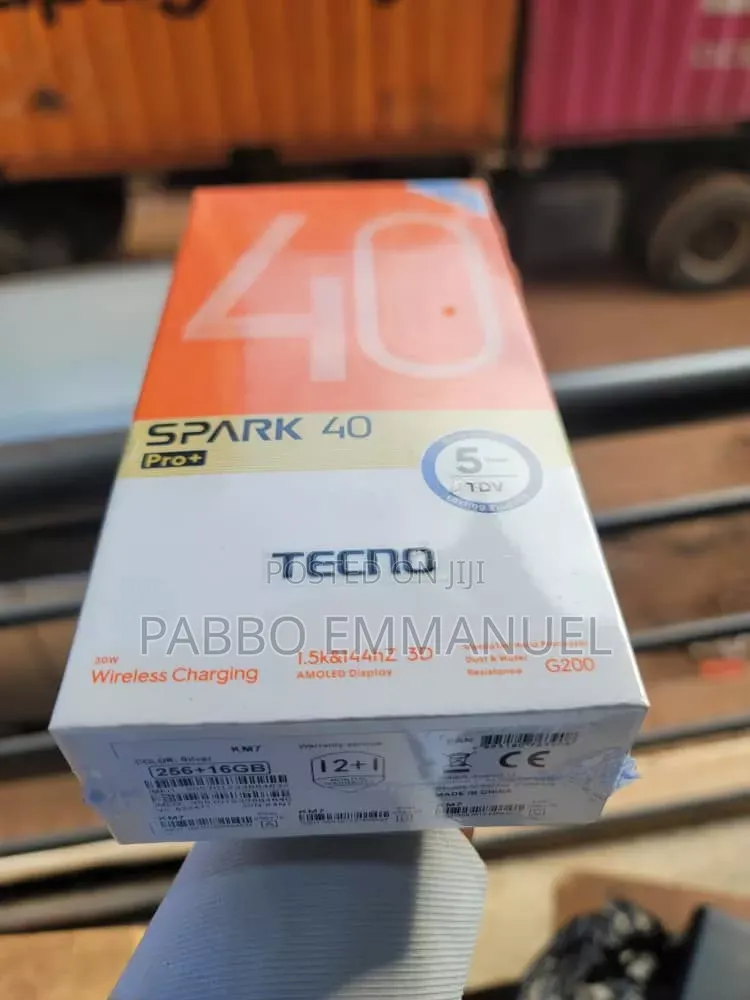New Tecno Spark 40 Pro+ 256 GB Gray