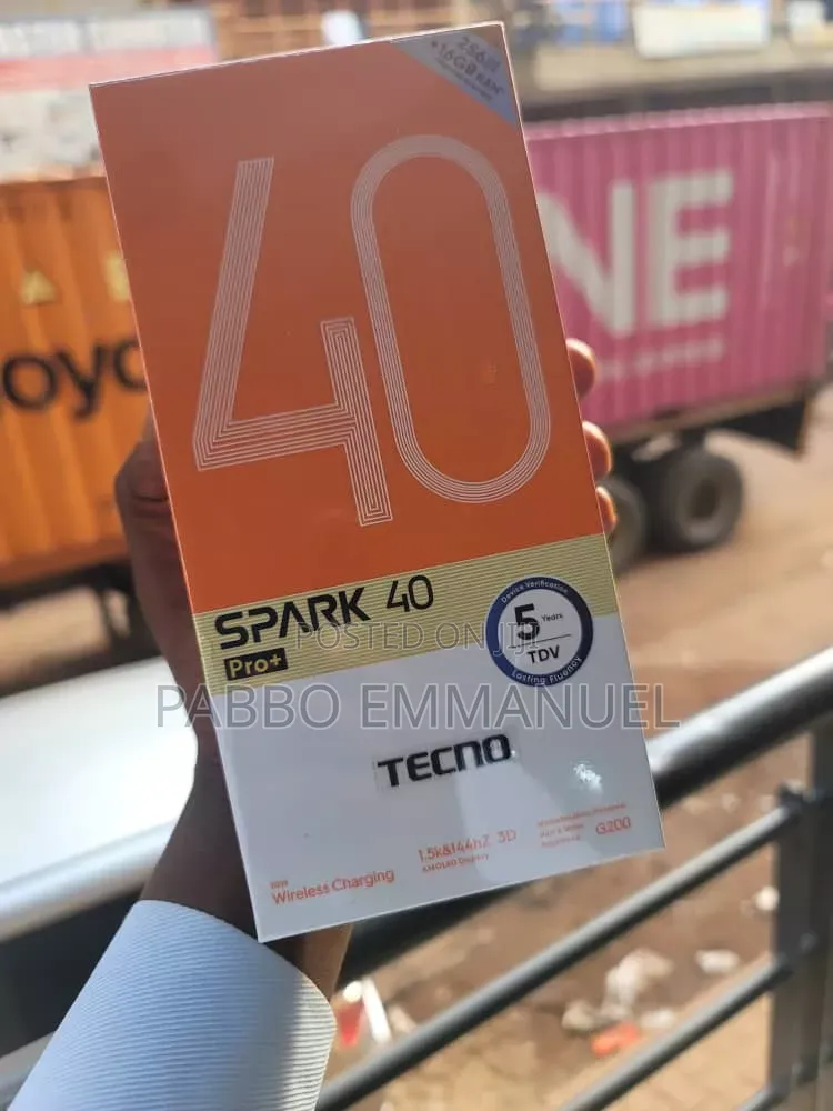 New Tecno Spark 40 Pro+ 256 GB Black