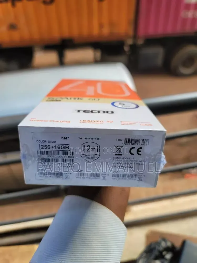 New Tecno Spark 40 Pro+ 256 GB Black
