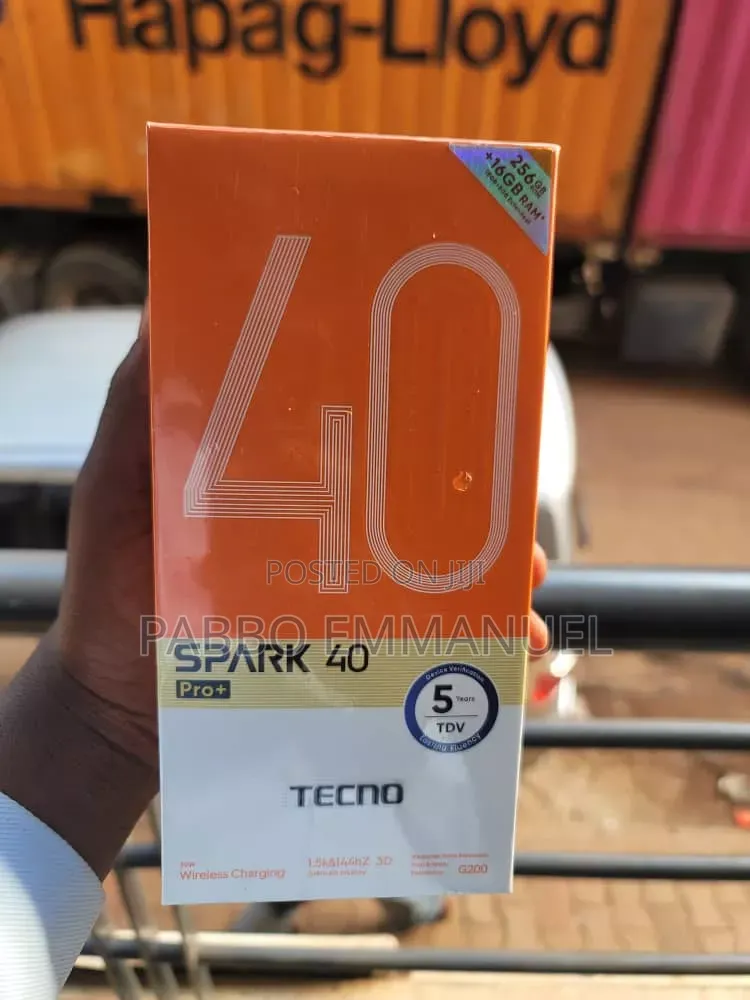 New Tecno Spark 40 Pro+ 256 GB Black