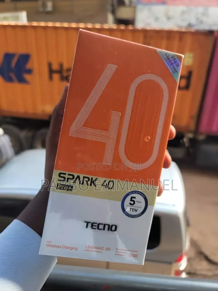 New Tecno Spark 40 Pro+ 256 GB Black