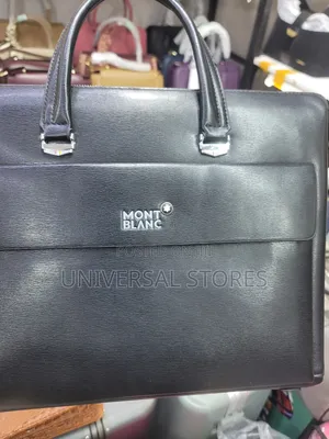 Montblanc-Style Leather Briefcase