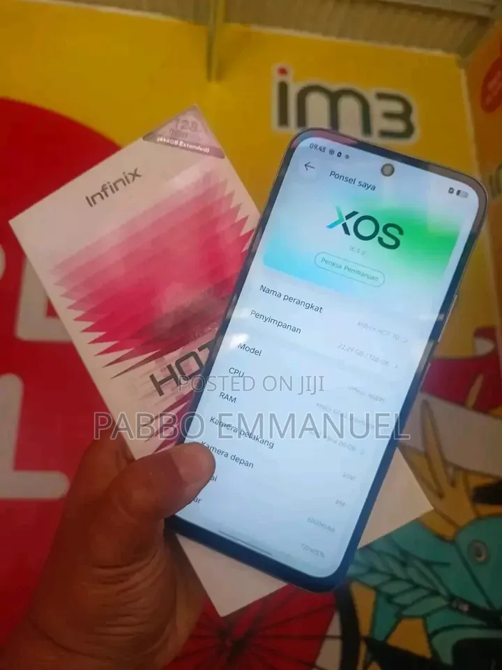 New Infinix Hot 70 256 GB Orange