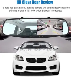 1080P Dual Dashboard Camera Front Rear View Camera HD Video Recorder