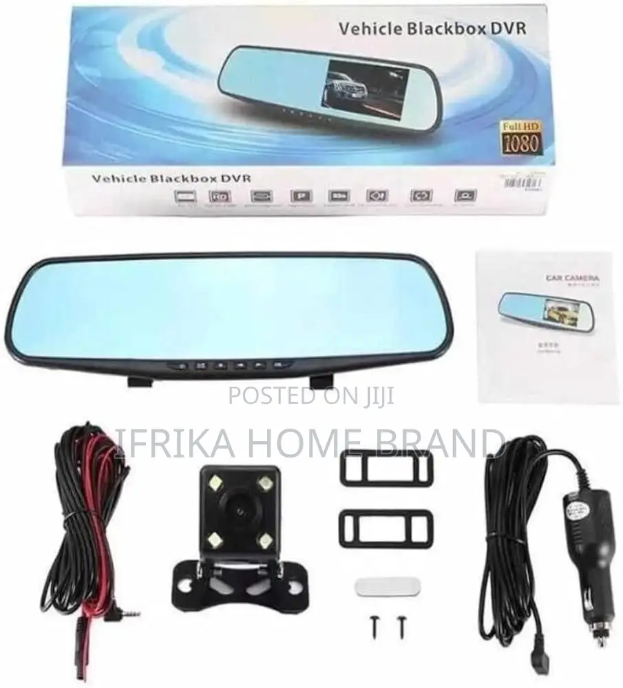 1080P Dual Dashboard Camera Front Rear View Camera HD Video Recorder