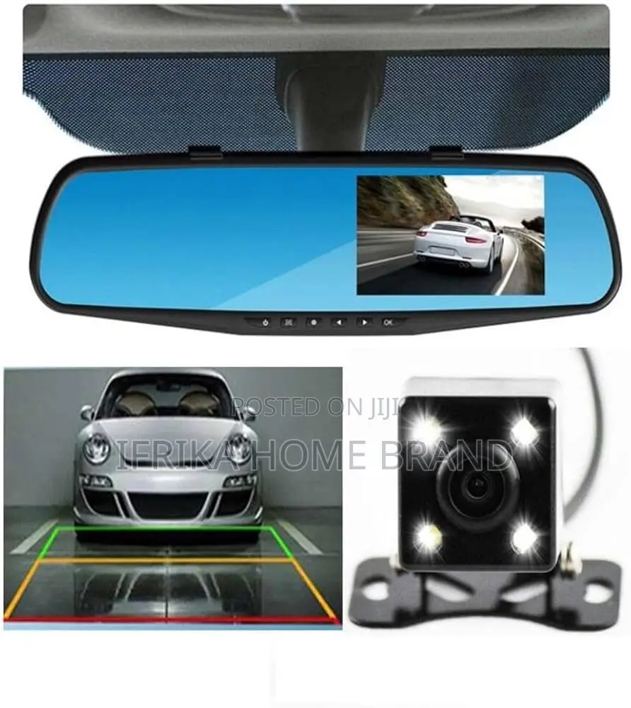 1080P Dual Dashboard Camera Front Rear View Camera HD Video Recorder