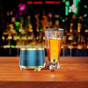 2.5L Beverage Dispenser With Bluetooths Speaker, Proof Tap LED Lights