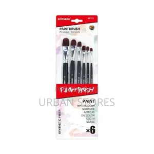 Painting Brush-Multicoloured-One Set