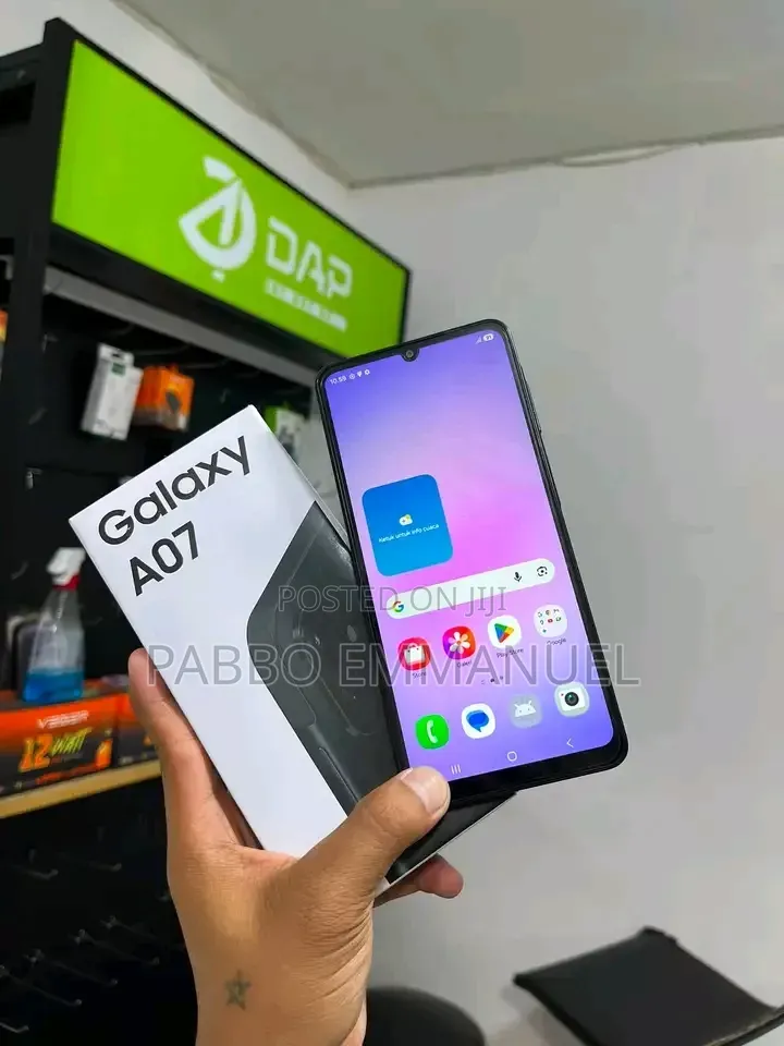 New Samsung Galaxy A07 5G 128 GB Black