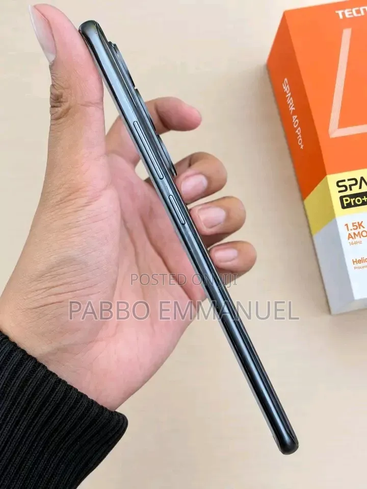 New Tecno Spark 40 Pro+ 256 GB Black