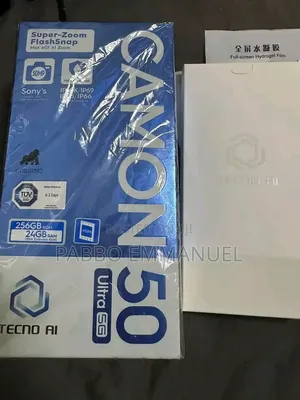 New Tecno Camon 50 Ultra 256 GB Silver
