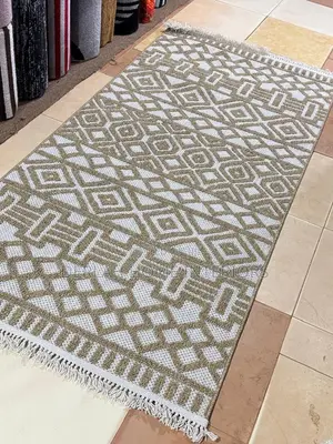 Bed Side Carpets Carpet in Brown and Grey