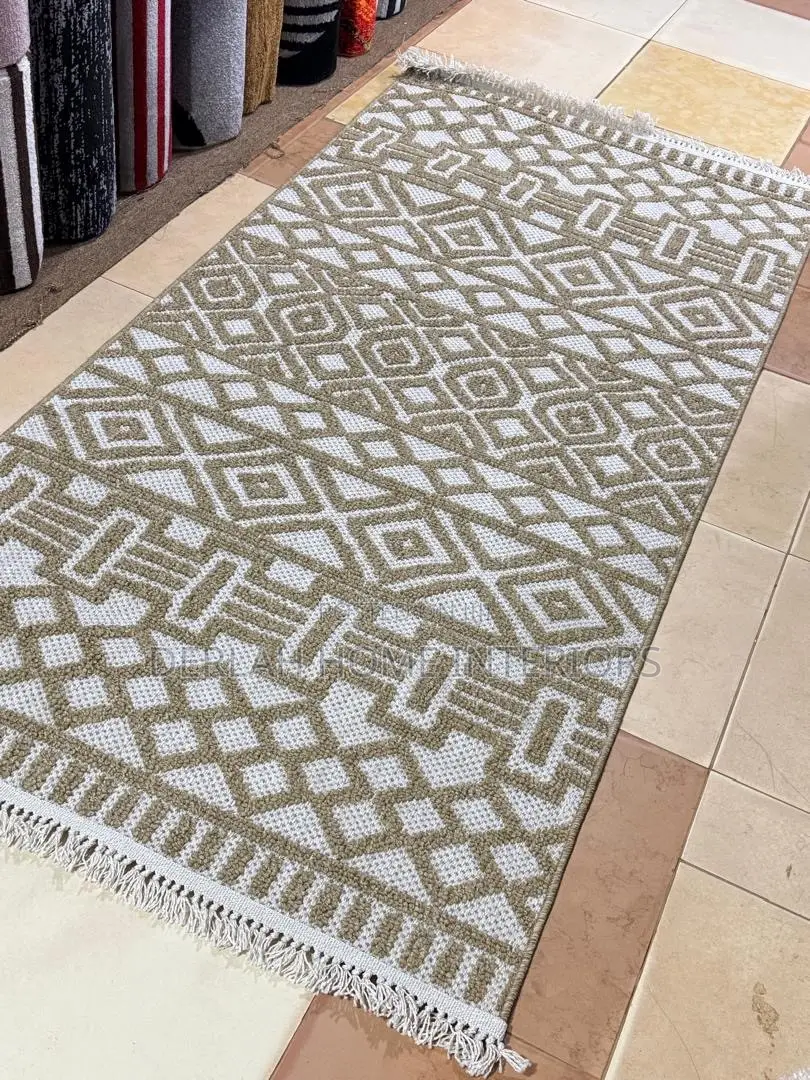 Bed Side Carpets Carpet in Brown and Grey