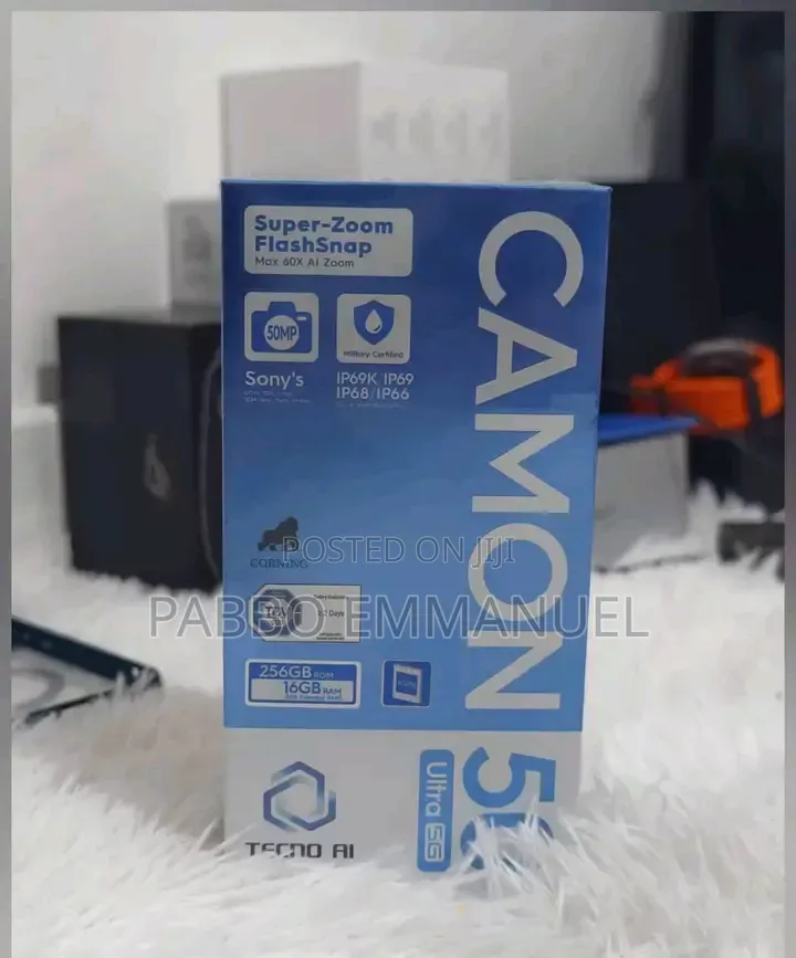 New Tecno Camon 50 Ultra 256 GB Gray