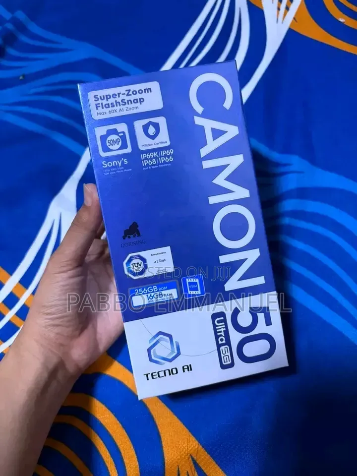New Tecno Camon 50 Ultra 256 GB Gray