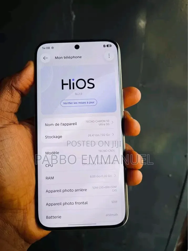 New Tecno Camon 50 Ultra 256 GB Gray