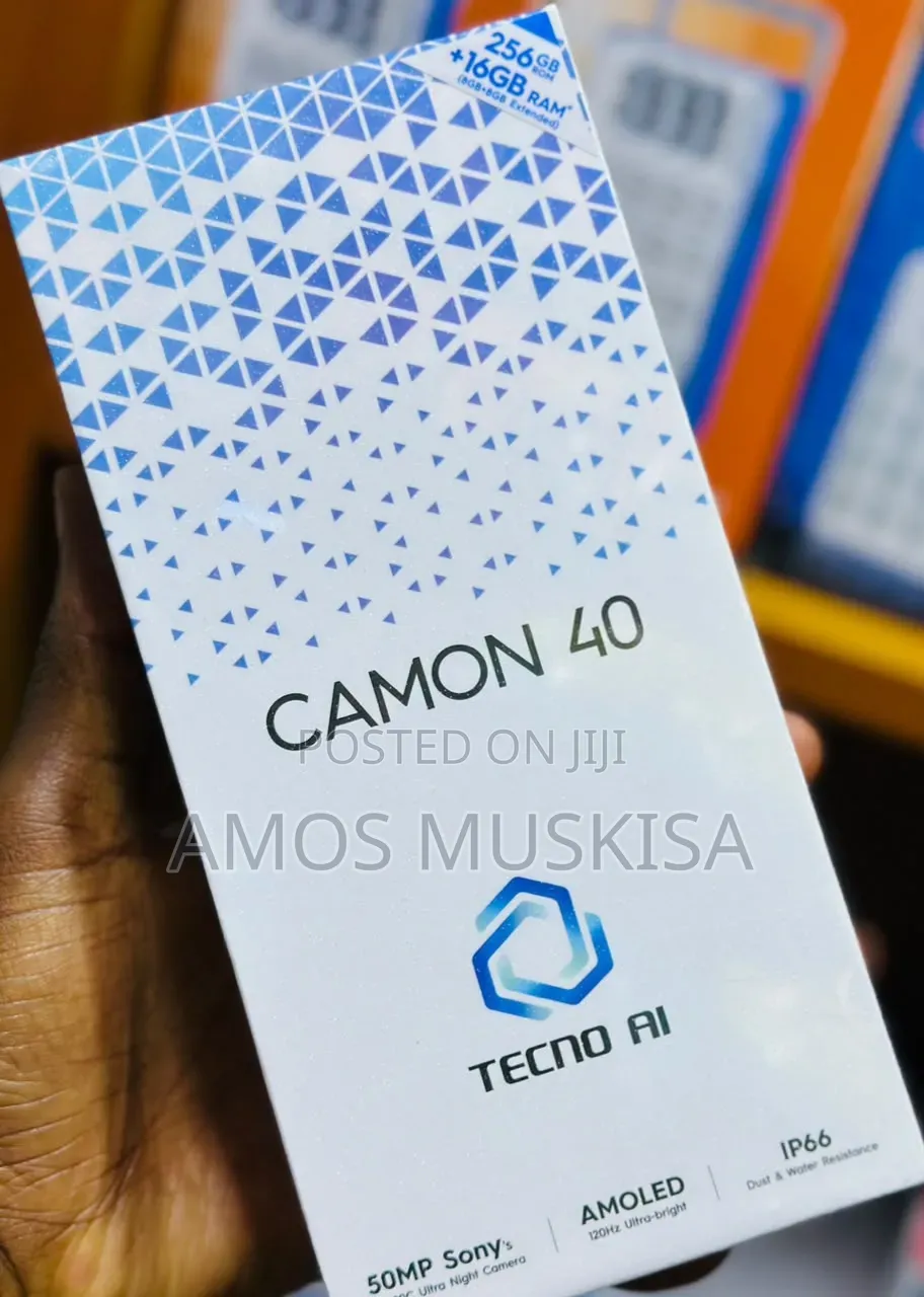 New Tecno Camon 40 256 GB Black