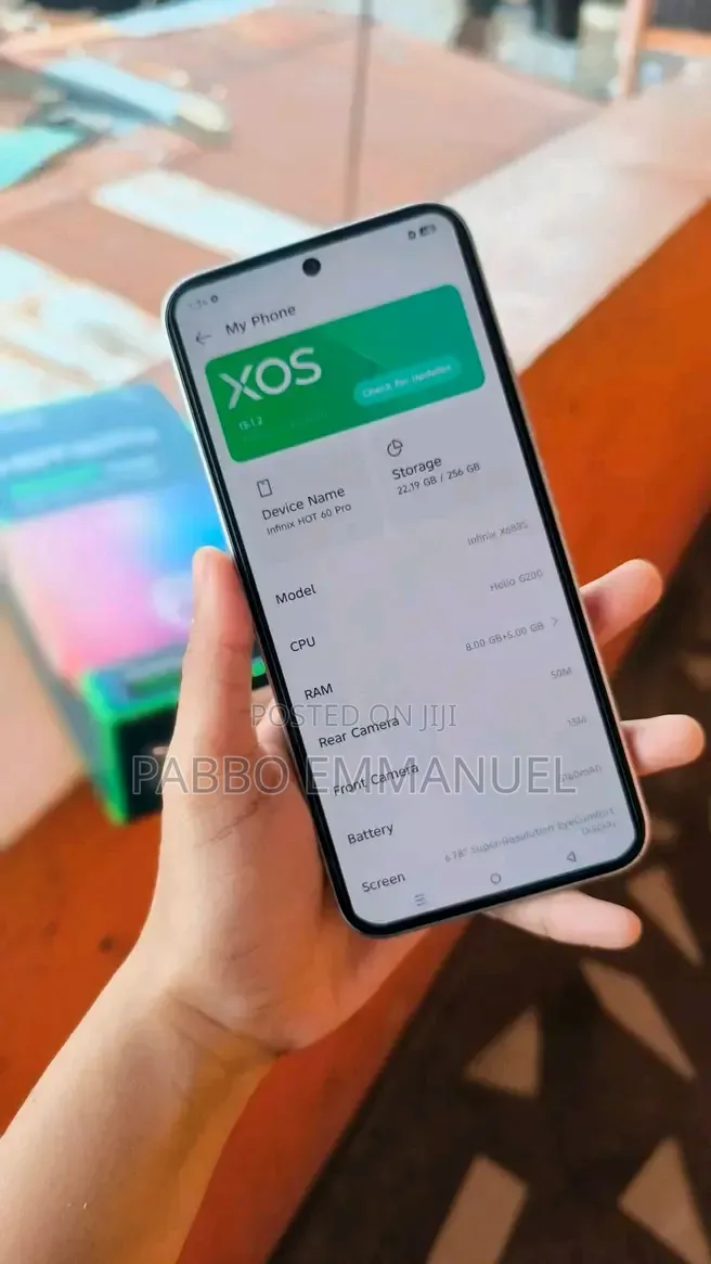 New Infinix Hot 60 Pro 256 GB Silver