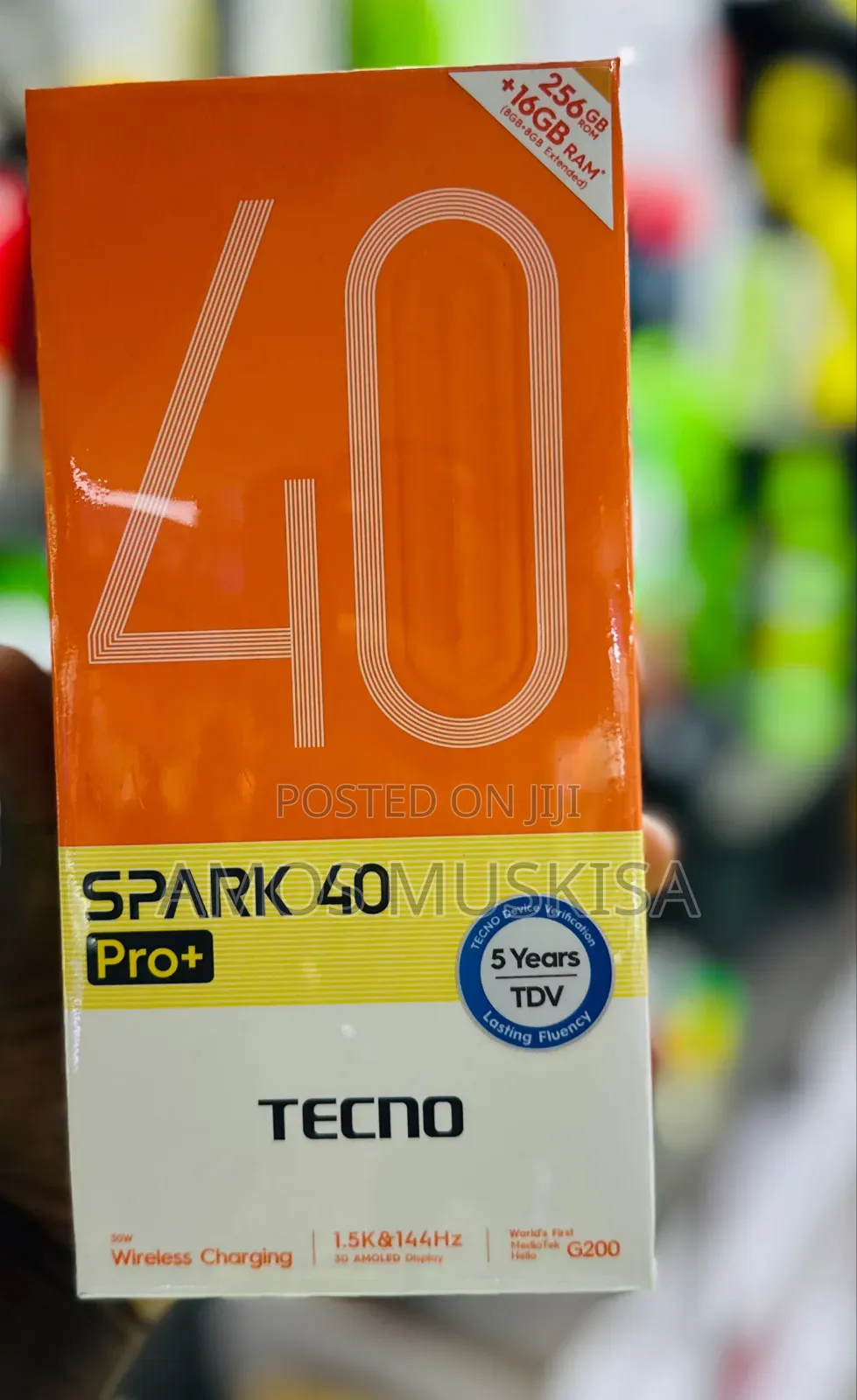 New Tecno Spark 40 Pro+ 256 GB Black