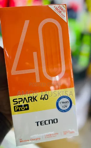 New Tecno Spark 40 Pro+ 256 GB Black