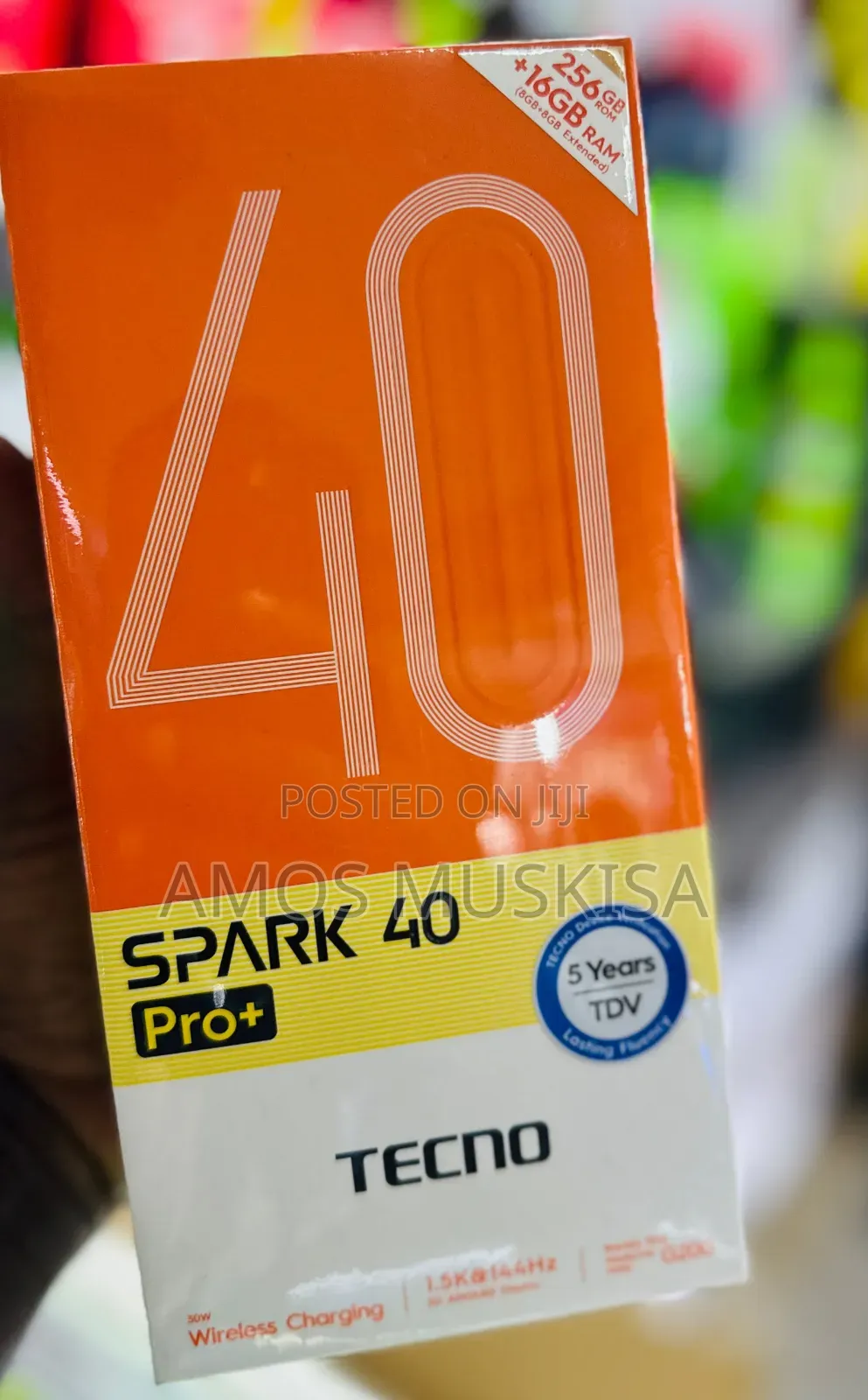 New Tecno Spark 40 Pro+ 256 GB Black