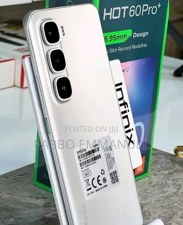New Infinix Hot 60 Pro+ 256 GB White