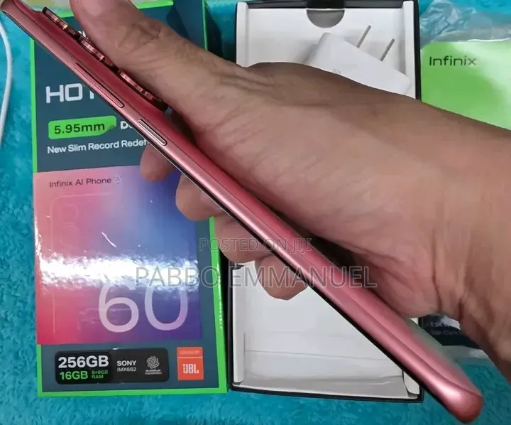 New Infinix Hot 60 Pro+ 256 GB Pink
