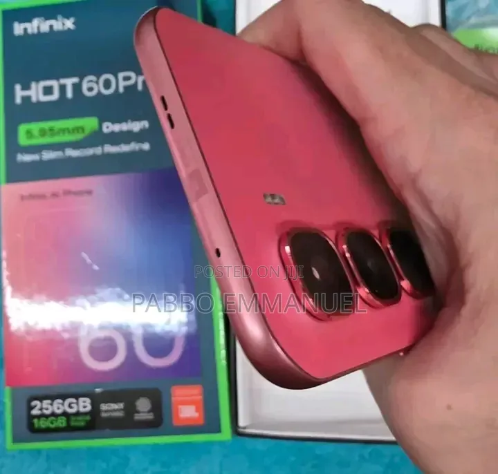New Infinix Hot 60 Pro+ 256 GB Pink