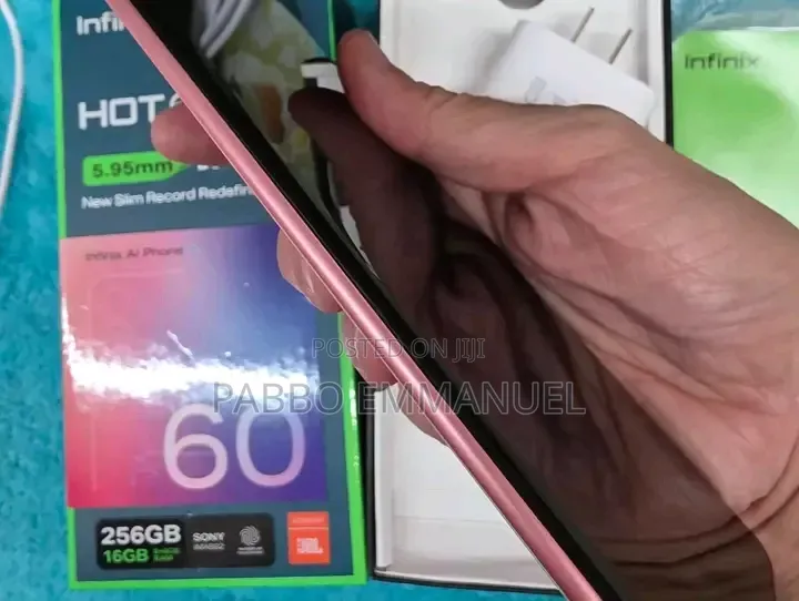 New Infinix Hot 60 Pro+ 256 GB Pink