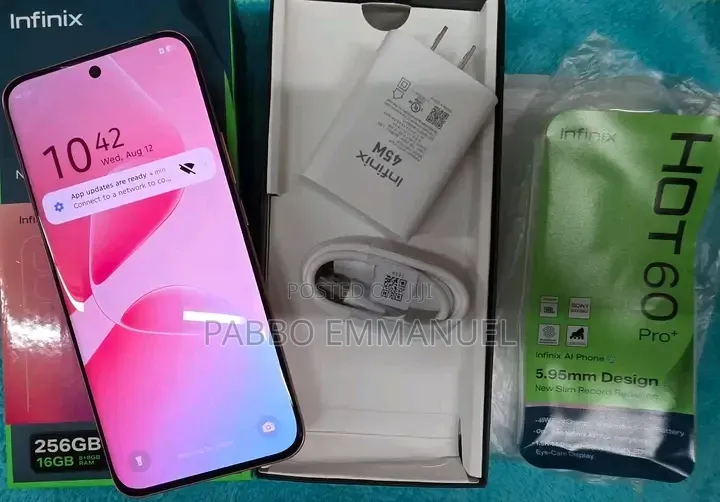 New Infinix Hot 60 Pro+ 256 GB Pink