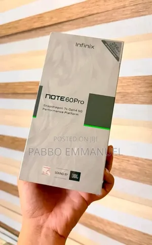 New Infinix Note 60 Pro 256 GB Black