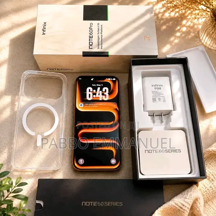 New Infinix Note 60 Pro 256 GB Black