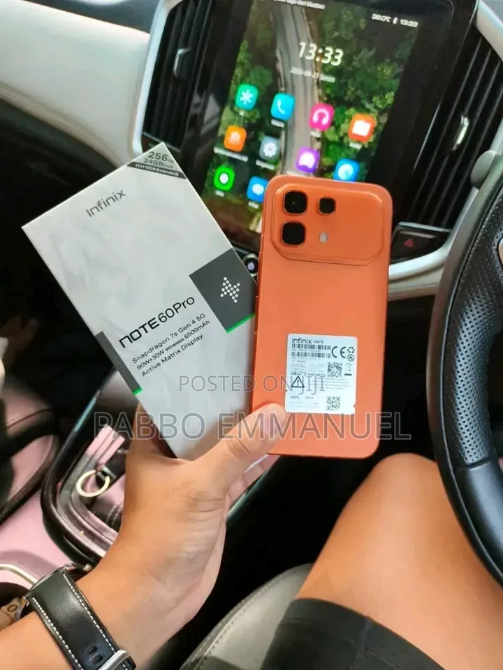 New Infinix Note 60 Pro 256 GB Orange