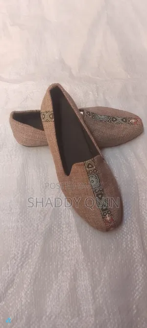 Ladies Flip on Fabric Flats