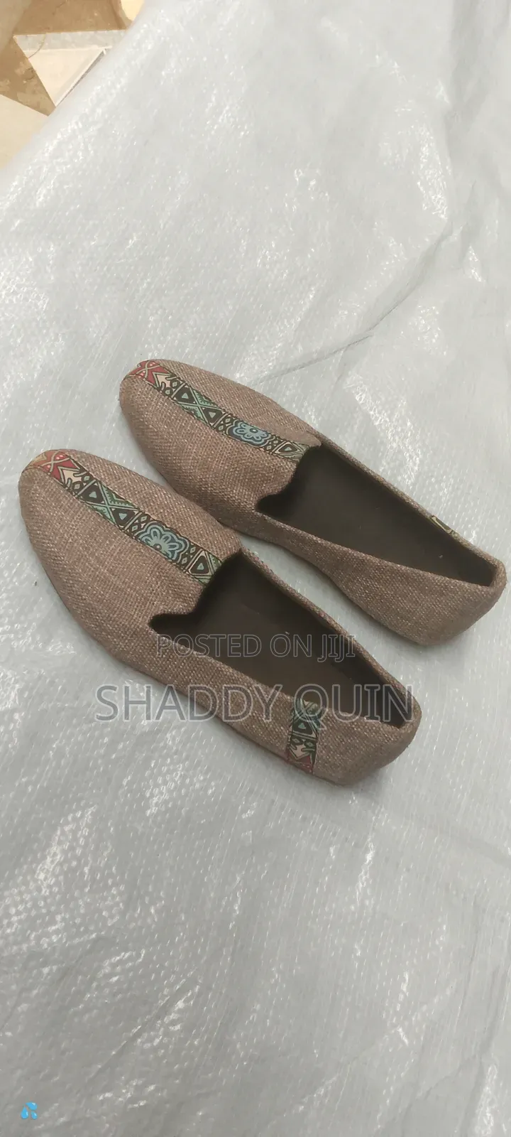 Ladies Flip on Fabric Flats