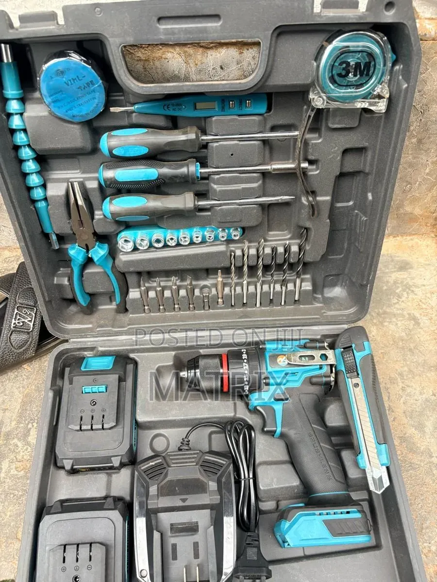Cordless Drill and Tools Set