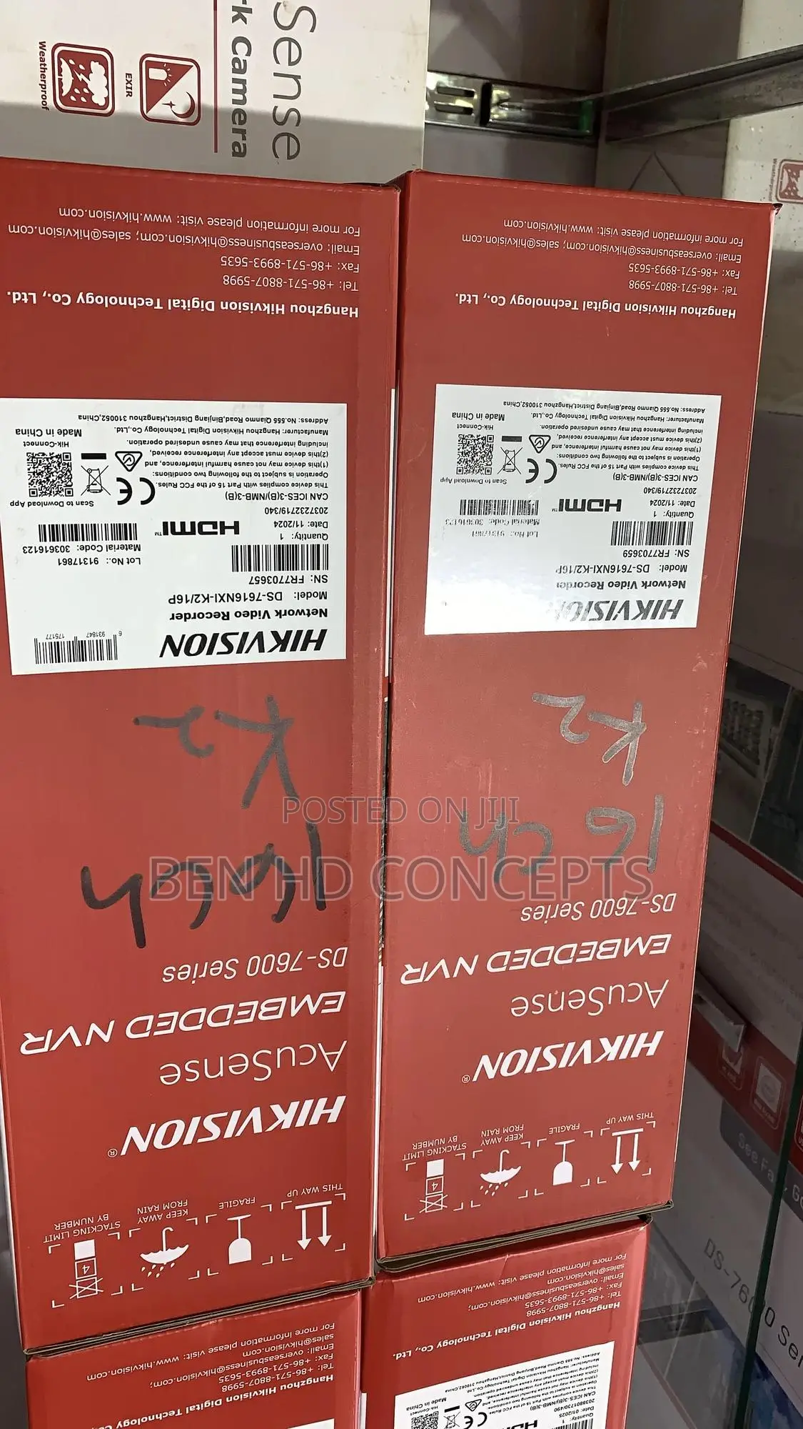 16 Channel NVR Hikvision Acusense
