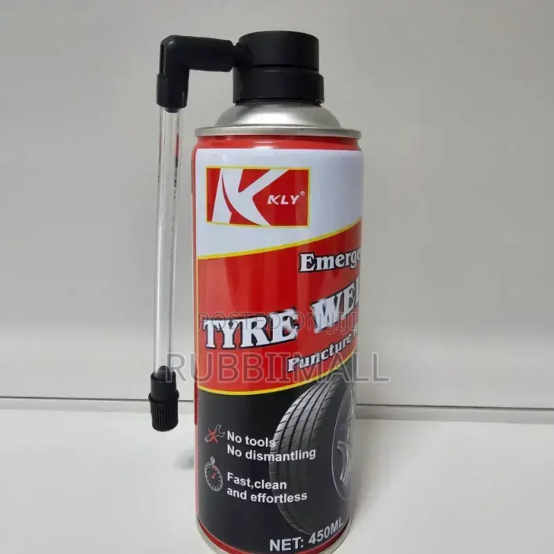 KLY Emergency Tyre Weld Puncture Repair and Inflator Spray (450ml)
