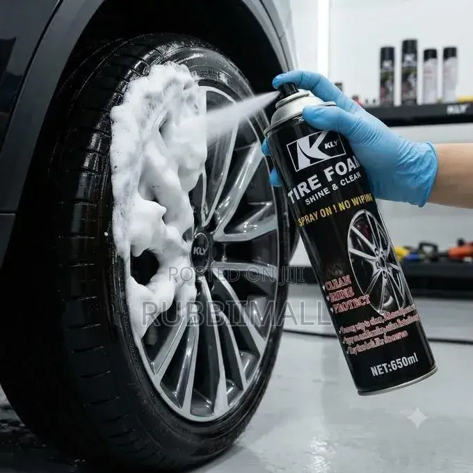 KLY Tire Foam Shine Cleaner (650 Ml)