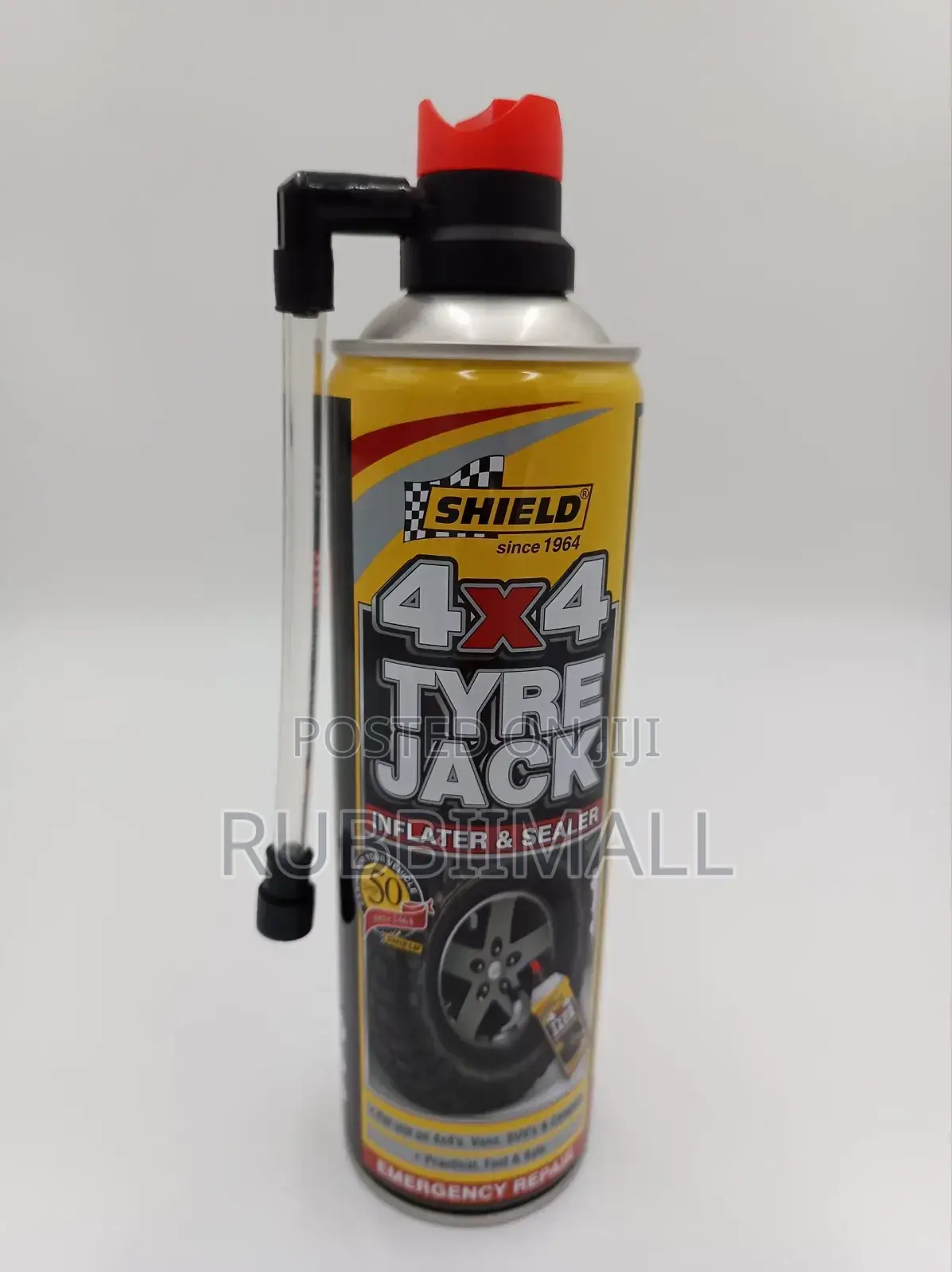 Shield Tyre Jack 4X4 Emergency Inflator and Sealer 500ml